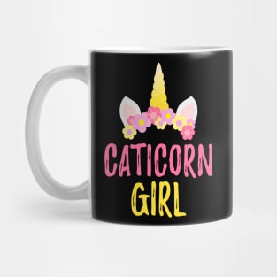 Caticorn Girl for Unicorn cat meowgical pets lover Mug